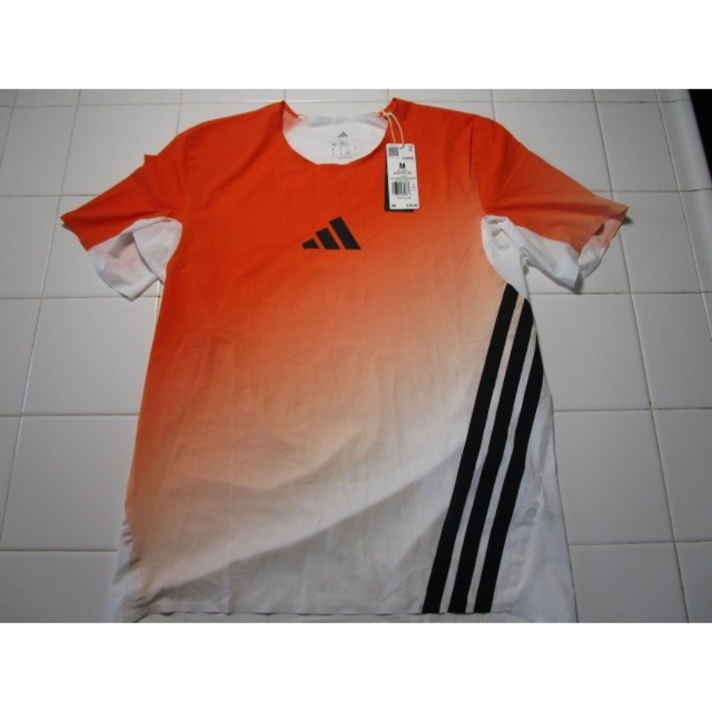 Adidas Terrex JV9036 Xploric Pro White Orange Trail Running Shirt Men's Medium